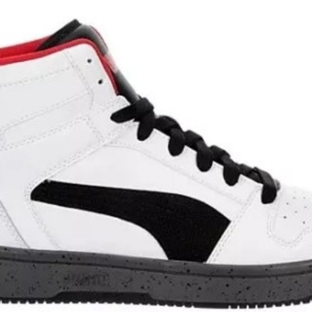 Puma Rebound Layup Elevated Mens Mid High Top Basketball Sneakers Shoes Size 10